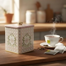 Ємність для зберігання Rosy, рожевий, 12*12*13,7 см, квадратна